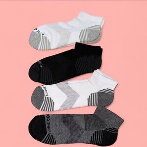 Tommie Copper 4-Pack Compression Ankle Socks. Women’s Size 10-12.5.